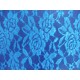 Soepel kant stof Aqua  