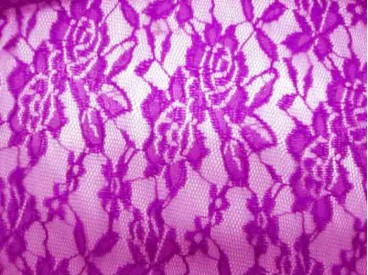 Soepel kant stof Paars  