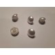 Exclusieve parelknoop  Plat  10 mm  745Br