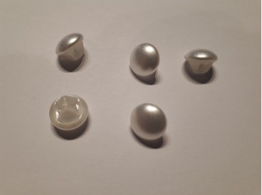 Exclusieve parelknoop  Plat  12 mm  775Br