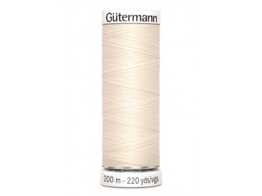 Gutermann garen 200mtr  Ecru  Kleurnummer 802