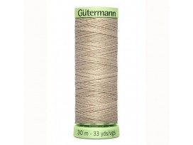 Wat dikker siersteekgaren van Gutermann  Beige  722  30 mtr