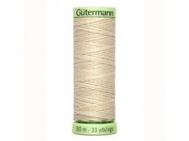 Wat dikker siersteekgaren van Gutermann     Licht beige  169  30 mtr