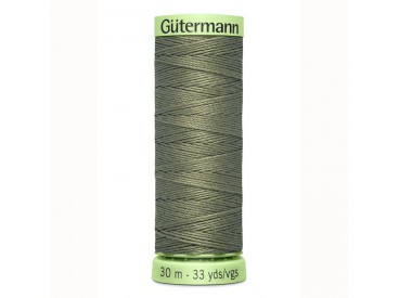 Wat dikker siersteekgaren van Gutermann  Legergroen  824  30  mtr