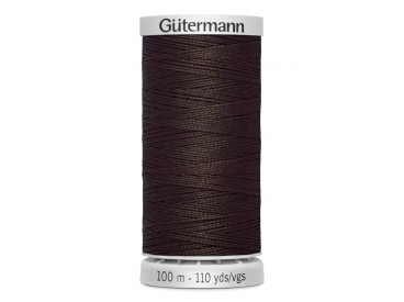 Supersterk garen van Gutermann  Donkerbruin 696  100 mtr