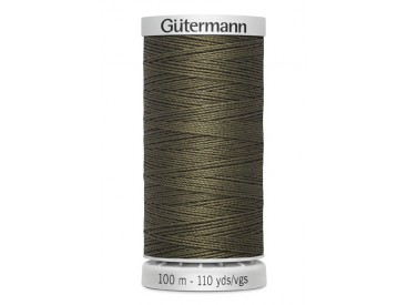 Supersterk garen van Gutermann  Legergroen 676  100 mtr