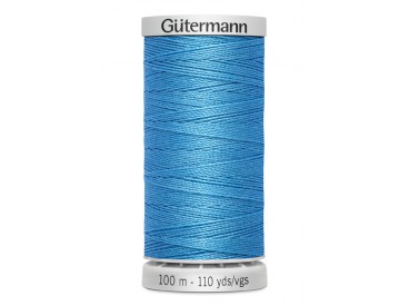 Supersterk garen van Gutermann.  Blauw 197  100 mtr