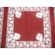 Boerenzakdoek van 100% katoen, die nog omgezoomd moet worden.  45 x 45 cm.  OP=OP