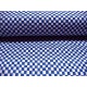 Quiltkatoen Blauw/wit ruitje 1004q