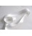 Satijnlint Wit per rol van 25 mtr 25 mm breed