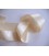 Satijnlint Creme per rol van 25 mtr 38 mm breed