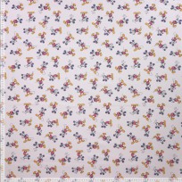 Disney stof van de beroemdste muis ter wereld: Mickey Mouse  100% Gekaard poplin katoen (100% American Carded Cotton Poplin)  15