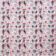 Disney stof Met Micky en Minnie Mouse  100% Gekaard poplin katoen (100% American Carded Cotton Poplin)  150 cm breed.  120 gr/m2