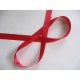Satijnlint per rol van 25mtr.  Helder rood  25 mm