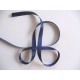Satijnlint per rol van 25mtr.  Donkerblauw 10 mm
