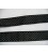 Satijnband Zwart met stipjes 25mm