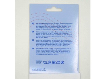 Elleboogstukken Lichtgrijs, van kunstleer. Opstrijkbaar en opnaaibaar.