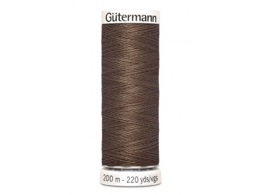 Gutermann garen 200 meter  Midden bruin  Kleurnummer 672