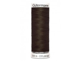 Gutermann garen  Donkerbruin 200 mtr.  Kleurnummer  021