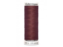 Gutermann garen 200 meter  Marsala. Dit is een dieprode kleur met een koperbruine ondertoon.  Kleurnummer 262