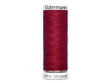 Gutermann garen 200 mtr. Donker rood Kleurnummer 384