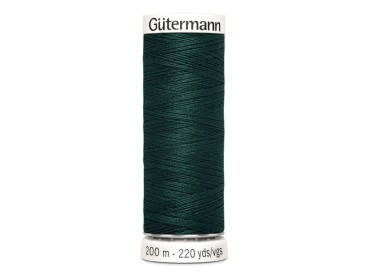 Gutermann garen donkergroen 200 mtr.  Kleurnummer 018