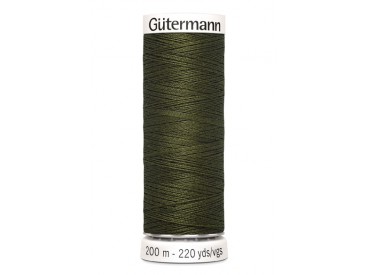 Gutermann garen 200 mtr. donker legergroen  Kleurnummer 399
