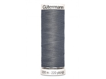 Gutermann garen wat donkerder grijs 200 mtr.  Kleurnummer 497