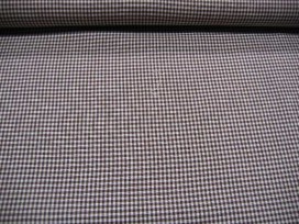 Boerenbont ruit 3x3mm. Donkerbruin 8139
