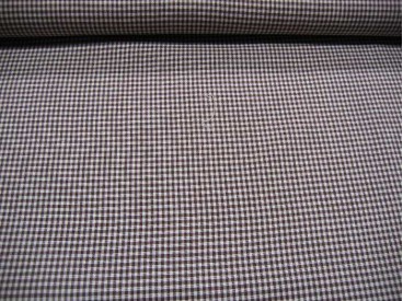 Boerenbont ruit 3x3mm. Donkerbruin 8139
