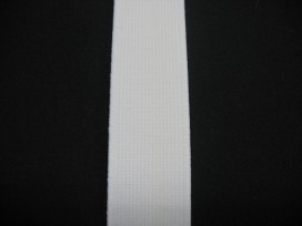 Stevig elastiek 35 mm. wit