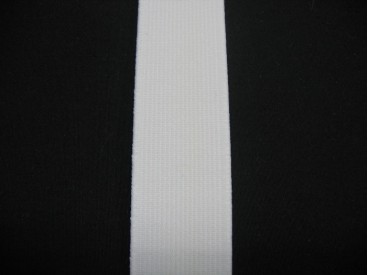 Stevig elastiek 35 mm. wit