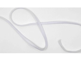 Pyjama elastiek 5 mm wit  H300