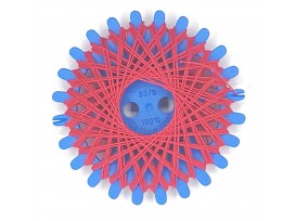 Sterk rood ijzergaren  20 meter  100% katoen