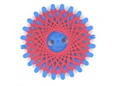 Sterk rood ijzergaren  20 meter  100% katoen