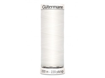 Gutermann garen Wit  200 mtr  800