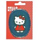 Hello Kitty Ovaal jeans Mini Staand rood jurkje en strik