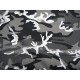 Legerstof Wit/zwart/grijs 6008L