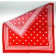 Boerenzakdoek  Rood met witte stippen  BZ1