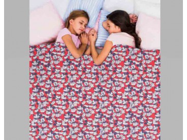 Disney stof Mickey Mouse Rood gekleurd