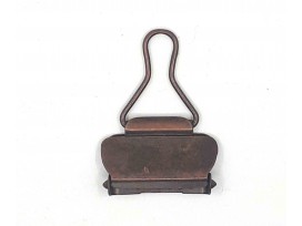 Tuinbroeksluiting oukoper. Er past band door van 40 mm.  Lengte 55mm  Breedte 50mm