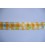 Sierband Boerenbont geel met bloemen  25mm breed