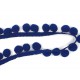 Pompom sierband Oekotex  Blauw