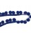 Pompom sierband Blauw  Oekotex