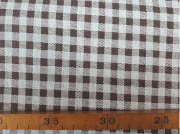 Canvas stof met print boerenbont ruit  Rood