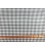 Canvas stof met print boerenbont ruit  Donkergrijs