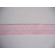 Biaisband gestreept Roze