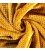 Wafel fleece  Okergeel