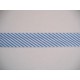Biaisband gestreept Blauw 012