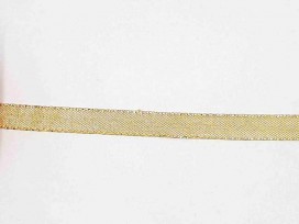 Sierlint goud kleur van 10 mm breed  De prijs is per meter.  Minimale afname is 1 meter